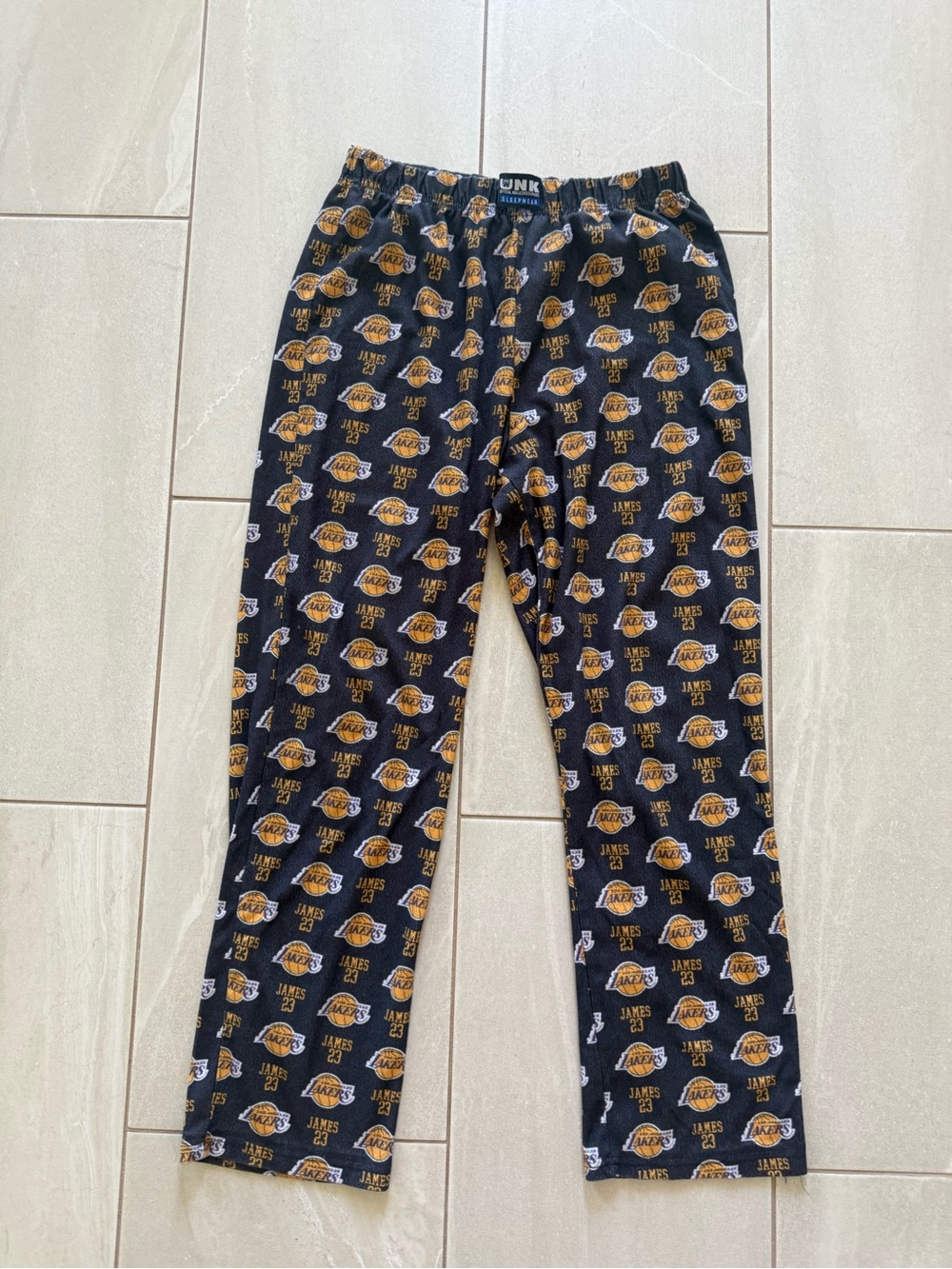 Lakers LeBron James #23 Pajama Pants Men’s M NBA Sleepwear